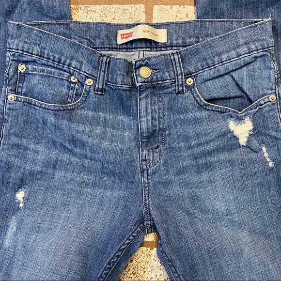 Levi's Other - LEVI’S 511 Distressed Slim Fit Flex Jeans - 29x29